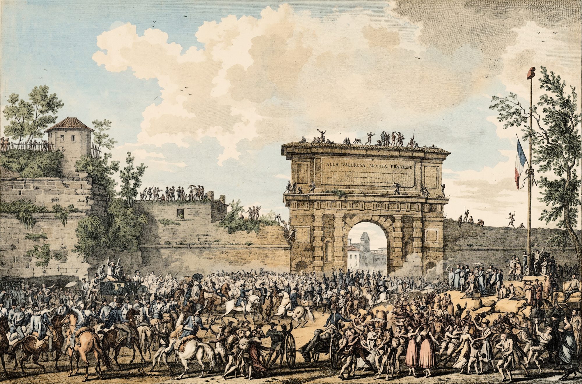 Carle Vernet, L'ingresso dei Francesi a Milano