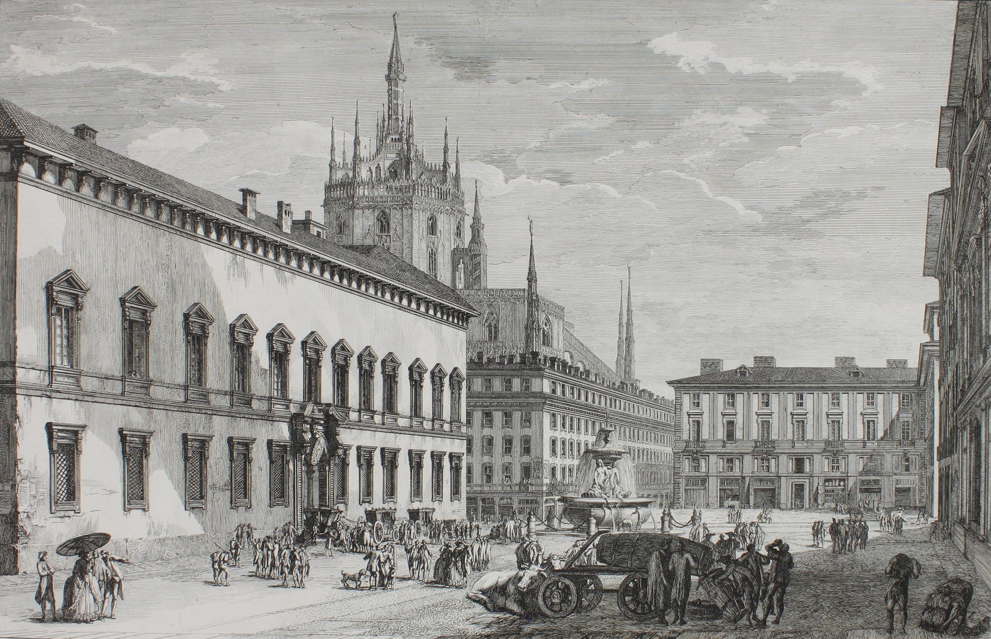 Piazza Fontana, Milano, 1788