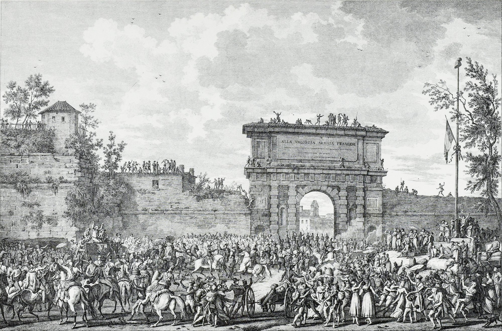 L'ingresso dell'esercito francese a Milano, 1796